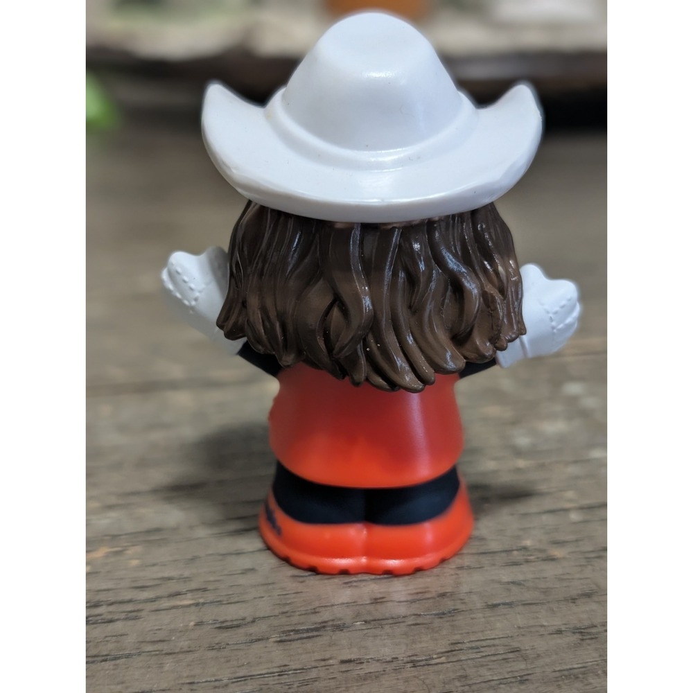 Fisher Price Little People Denver Broncos Cheerleader Fan Girl NFL Cowboy Hat - Picture 3 of 6